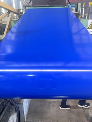 COLOR 鋼 PPGI 0.09-0.7 厚さ TDC51D プリペイント ガルバネイド 鋼板 強い防腐青色のカラーコイル